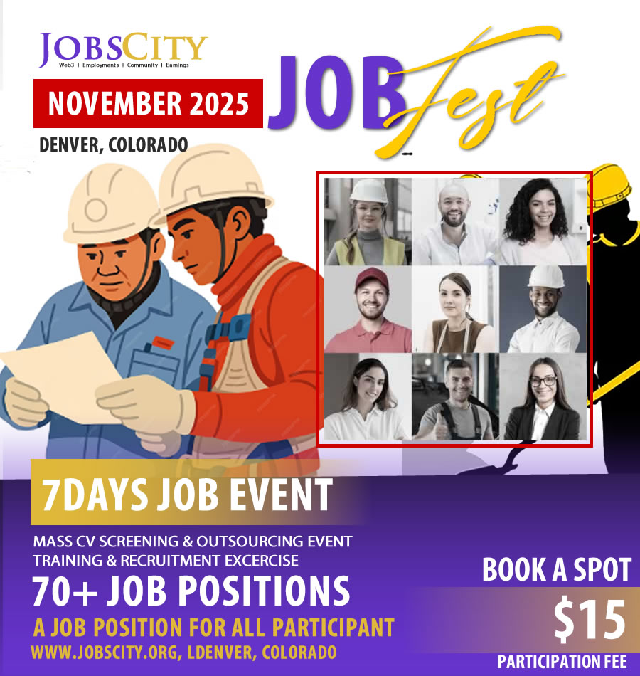 JobFest Colorado: $250-$2,500 Monthly, Classic Remote Job Recruitment Event