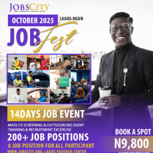 JobFest Lagos-Ogun: N100,000-N1m Monthly, Classic Job Recruitment Event